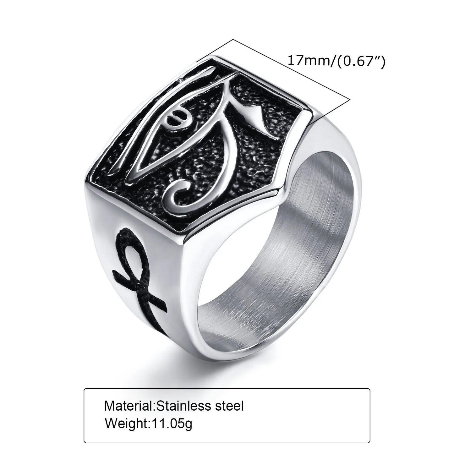 Rock Punk The Eye of Horus Rings