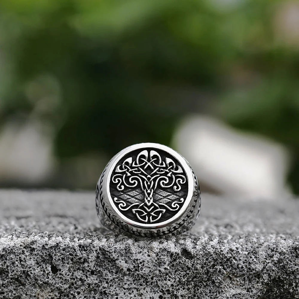 Tree Of Life Vintage Viking Ring