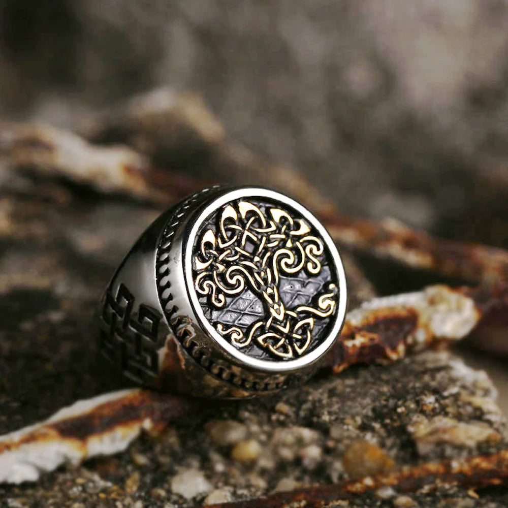 Tree Of Life Vintage Viking Ring