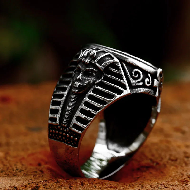 Stainless Steel Eye of Horus Ring