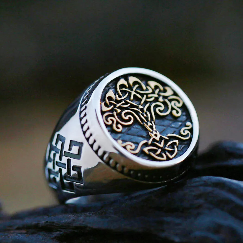 Tree Of Life Vintage Viking Ring